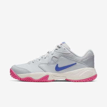 Nike Court Lite 2 - Tennissko - Platin/Pink/Blå | DK-51912